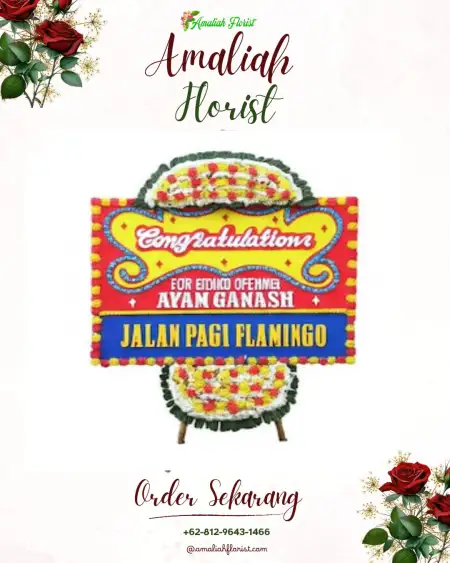 Sewa Papan Bunga Mangoli Timur